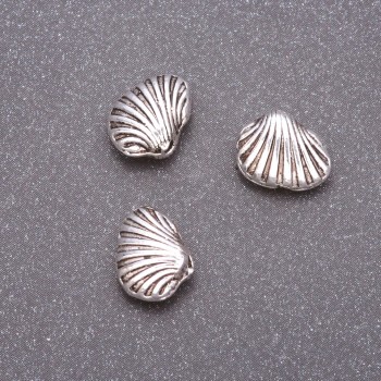 Bead insert findings, diameter 10x9 mm, diameter in-1, 5 mm, fac. 20 g +/- 16 pcs