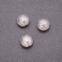 Bead insert finding, diameter 9x7 mm, diameter in-1, 6 mm facet, 20 g +/- 13 pcs