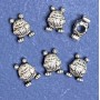 Sale! Frog Bead Findings 10x14mm, hole diameter 5mm, 20 g +/- 8 pcs