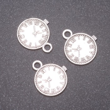 Pendant hardware Watches, diameter 15×9 mm, diameter in, 5 mm finish, 20 g ± 17 pcs
