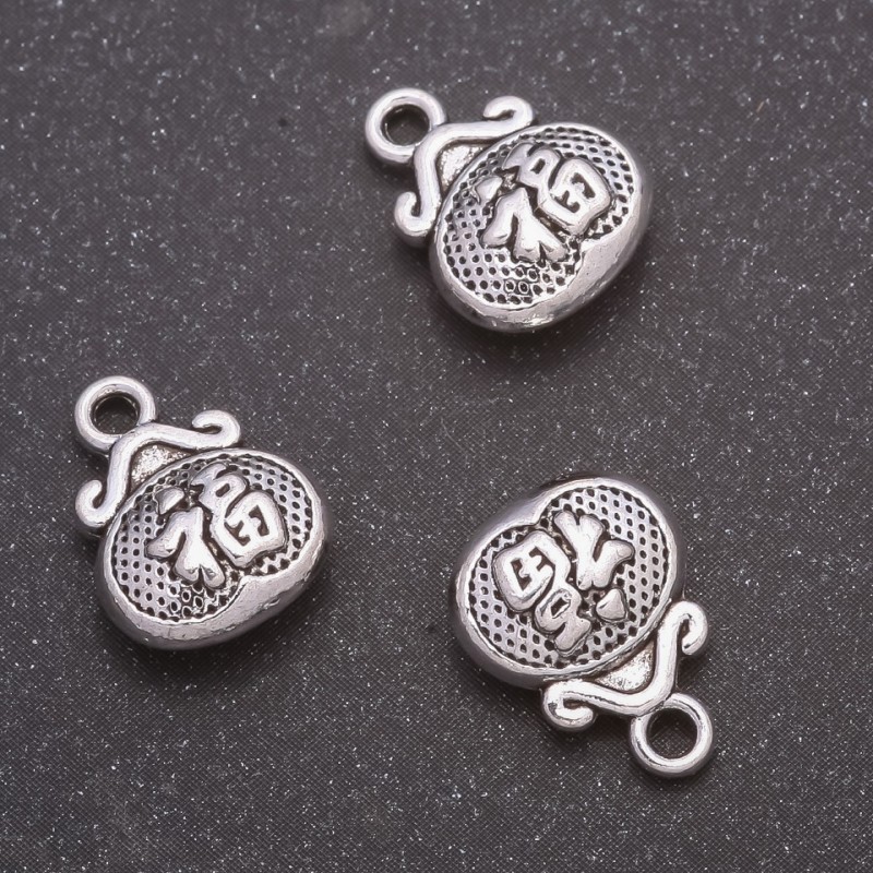 Pendant hardware 'Chinese Lantern', diameter 10×13 mm, packaging 20 g +/- 14 pcs