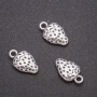 Pendant findings 'Strawberry', 17x10 mm, packaging 20 g +/- 12 pcs