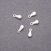 Teardrop pendant findings, 7×3 mm, bore 0.9 mm, packaging 20 g ±110 pcs