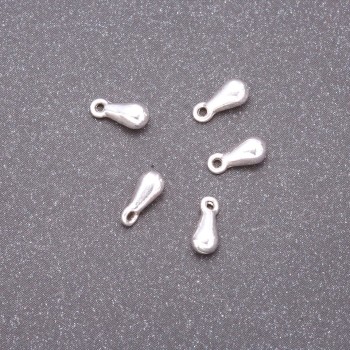 Teardrop pendant findings, 7×3 mm, bore 0.9 mm, packaging 20 g ±110 pcs