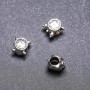 Findings insert 'Watches' 9×9 mm, inner diameter 4.5 mm, fac. 20 g +/- 14 pcs