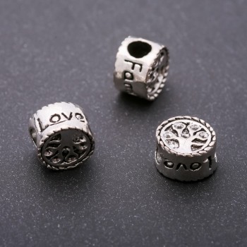 Bead-insert 'Pandora Tree', diameter 11×8 mm, inner diameter 5 mm, packaging 20 g +/- 5 pcs