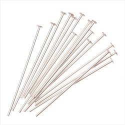 Pin Findings, 26 mm Length, Headpin Cap, Light Metal, 0.5 kg