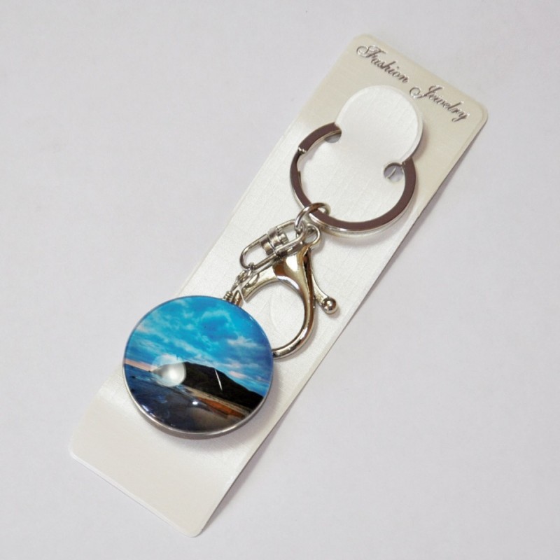 Keychain, diameter 3.5 cm, length 9 cm