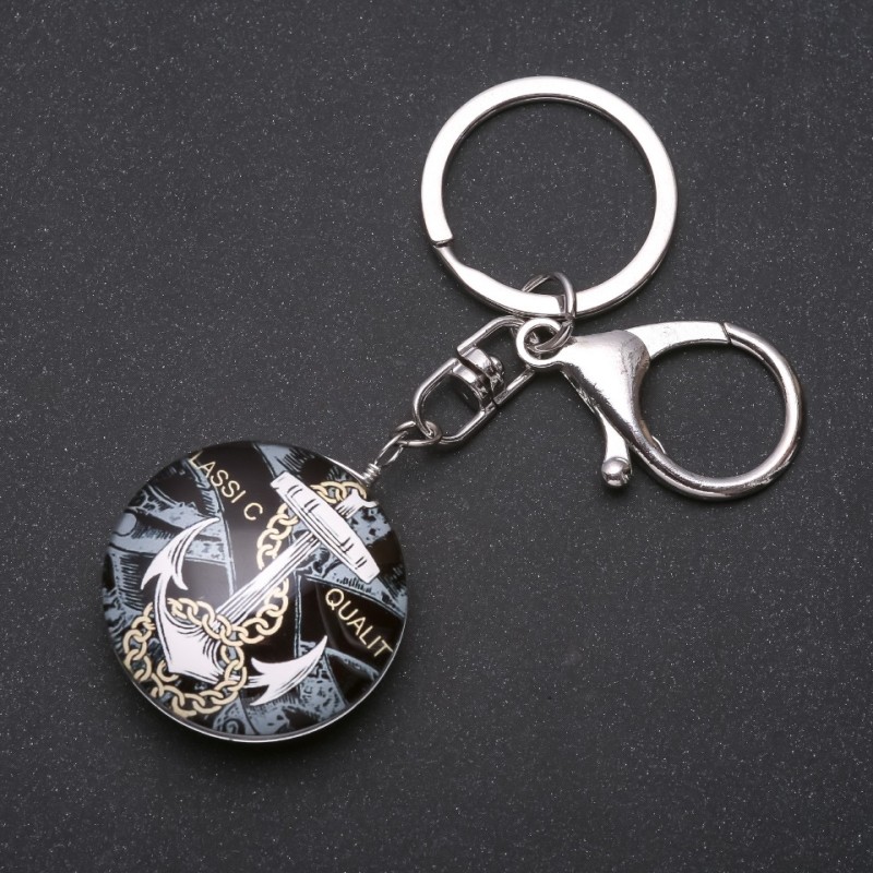 Keychain, diameter 3.5 cm, length 9 cm