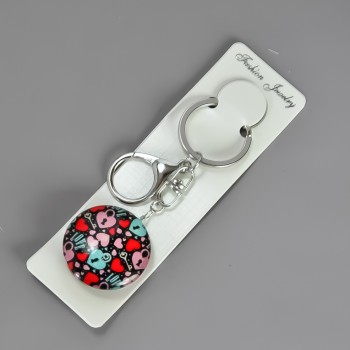 Keychain, diameter 3.5 cm, length 9 cm