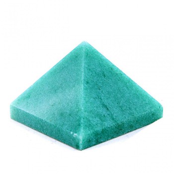 Jade Pyramid - Natural Stone, height ±25 mm, length ±30 mm