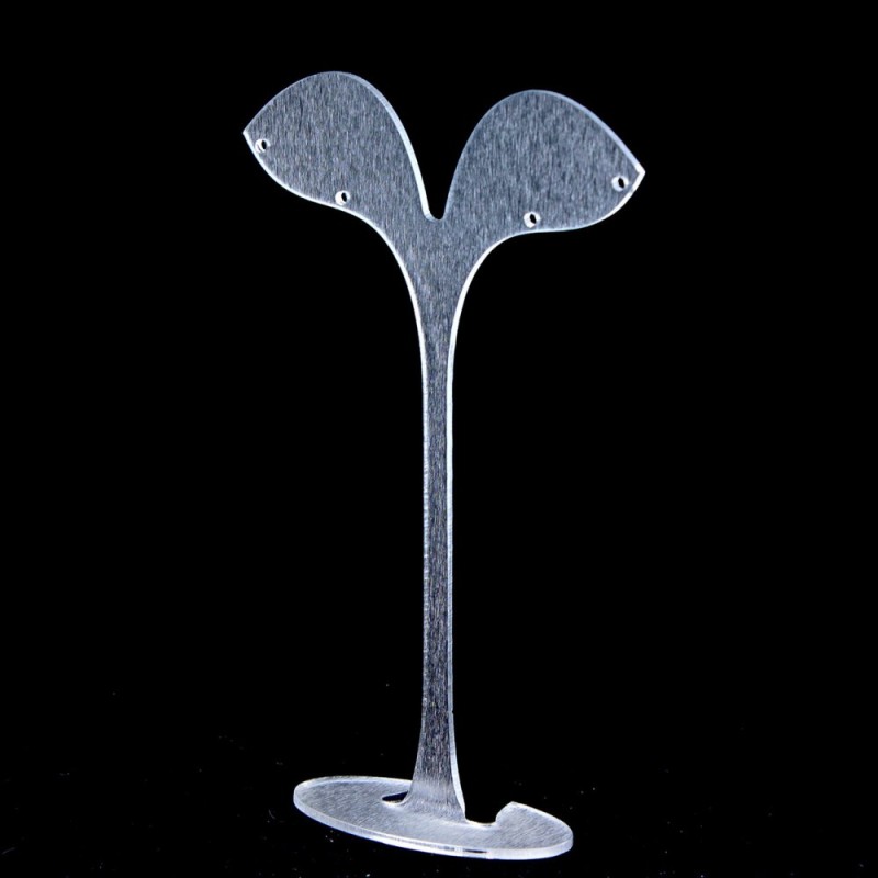 Earrings stand, matte plastic, height 125 mm