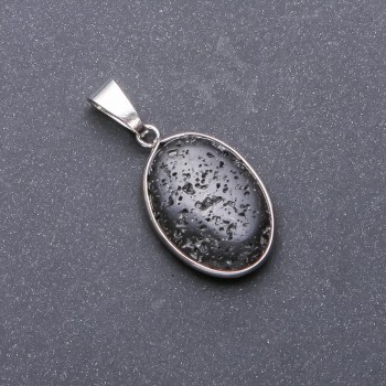 Lava Oval Pendant, diameter 18x25x40 mm