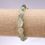 Prenite Faceted Bracelet, 8×10 mm diameter, 18 cm length on elastic