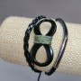Children's wheat-colored «Infinity» bracelet with a drawstring