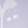 Moonstone Ball Earrings, 14mm Diameter