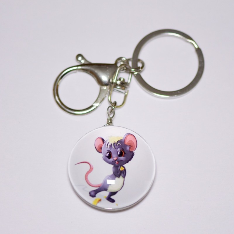 Discount! Misha Keychain, 4×3 cm diameter, 9.5 cm length