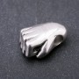 Pandora Bead Hardware - 'Fist' Punk Style Stainless Steel 25x18mm