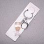 Keychain New Year Champagne Glass, length 10 cm