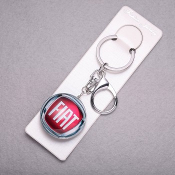 Fiat Car Keychain, 10 cm long