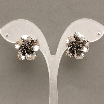 Stud earrings 'Flower' 18mm