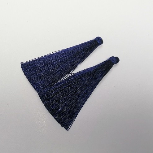 Craft Supply Brush "Dark Blue", length 7 cm, diameter 7 mm, pair
