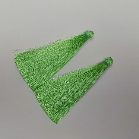 Craft blank for handcrafts Brush "Mint", 7 cm long, 7 mm diameter, pair