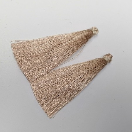 Craft brush 'Cappuccino', length 7 cm, diameter 7 mm, pair