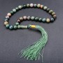 Jasper Stone Prayer Beads, 33 Beads, 10mm Diameter+