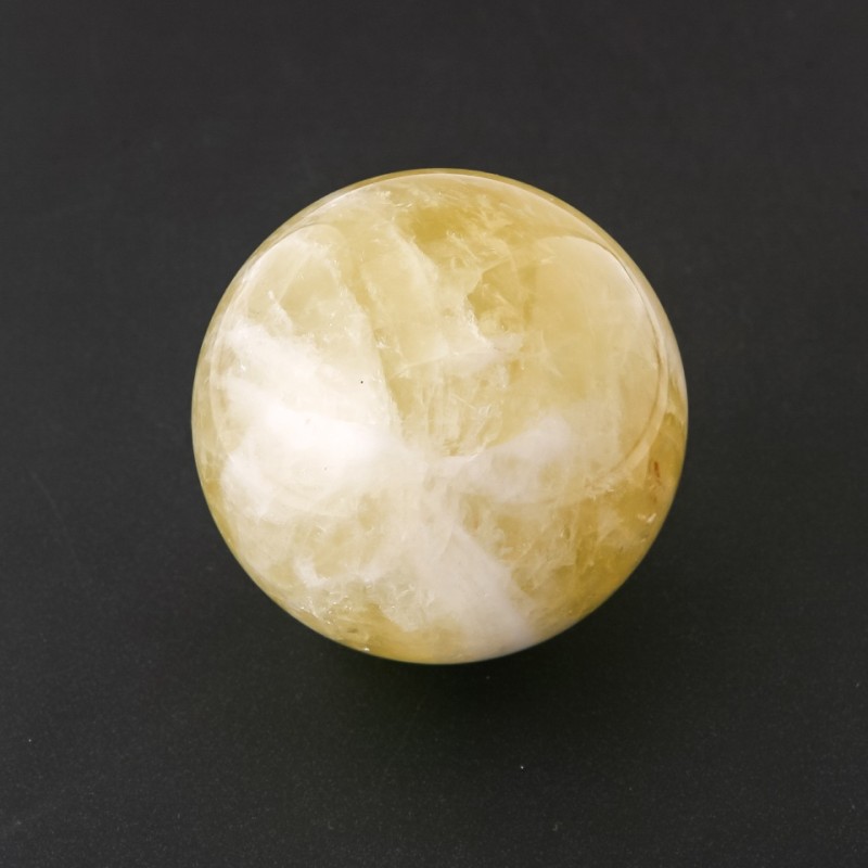 Lemon Calcite Souvenir Sphere, Assorted Sizes (Price per 100 g)