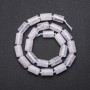 Crystal beads rough-cut faceted cylinder, diameter 16x10 mm (+/-), length 40 cm