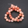 Imitation Selenite Beads - Smooth Spheres, 10 mm Diameter, 38 cm Length