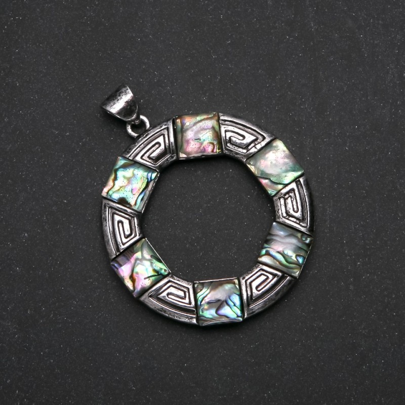 Haliotis Pendant in a Bezel Setting 47mm