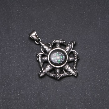 Compass Pendant 44×50 mm