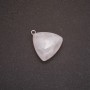 Pendant White Quartz 27×24 mm (±)