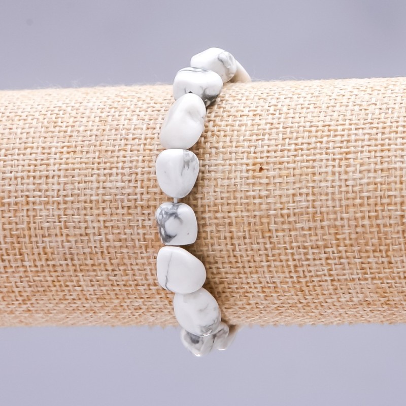 Elastic bracelet with kaholong cabochon 10×12(±)mm