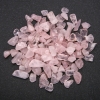 Stone Chip Findings Without Hole Pink Quartz d 4x5-7x17mm +- 100 g