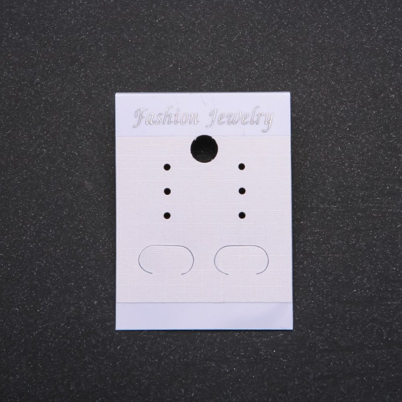 Earring display board 5x3, 7 cm 100 pcs