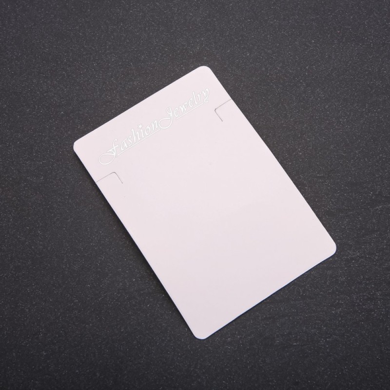 Cardboard display card for necklace 9x6 cm, pack of 100
