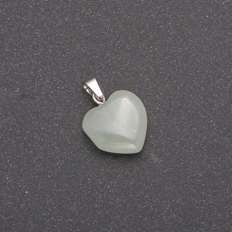 Heart Pendant Nephrite 14×14×23 mm