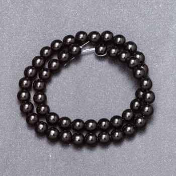 Agate Beads (Pressed) On Thread, 8mm Diameter, 37cm Length +