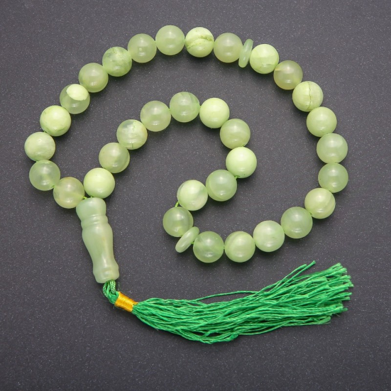 Onyx Prayer Beads, 33 Beads, 12 mm Diameter+
