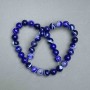 Agate Beads on Thread - Smooth Round Bead, 10 mm diameter, 38 cm length
