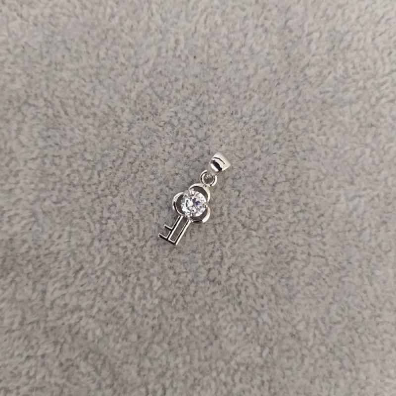 Crystal pendant, diameter 8x17 mm