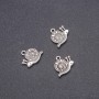 Snail Pendant Findings, diameter 16x18 mm, packaging 20 g ± 12 pcs