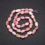 Pink Opal Beads, Faceted Rondelle, 7x12 mm, 38 cm length