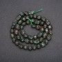 Beads of natural stone Seraphinite, lentil-shaped, diameter 10x12 mm, length 39 cm (+)