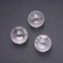Natural stone Mountain Crystal souvenir ball (price per 100 grams), diameter 2-3 cm