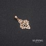 Pendant Xuping Sura 14x26mm 18k Gold Plating