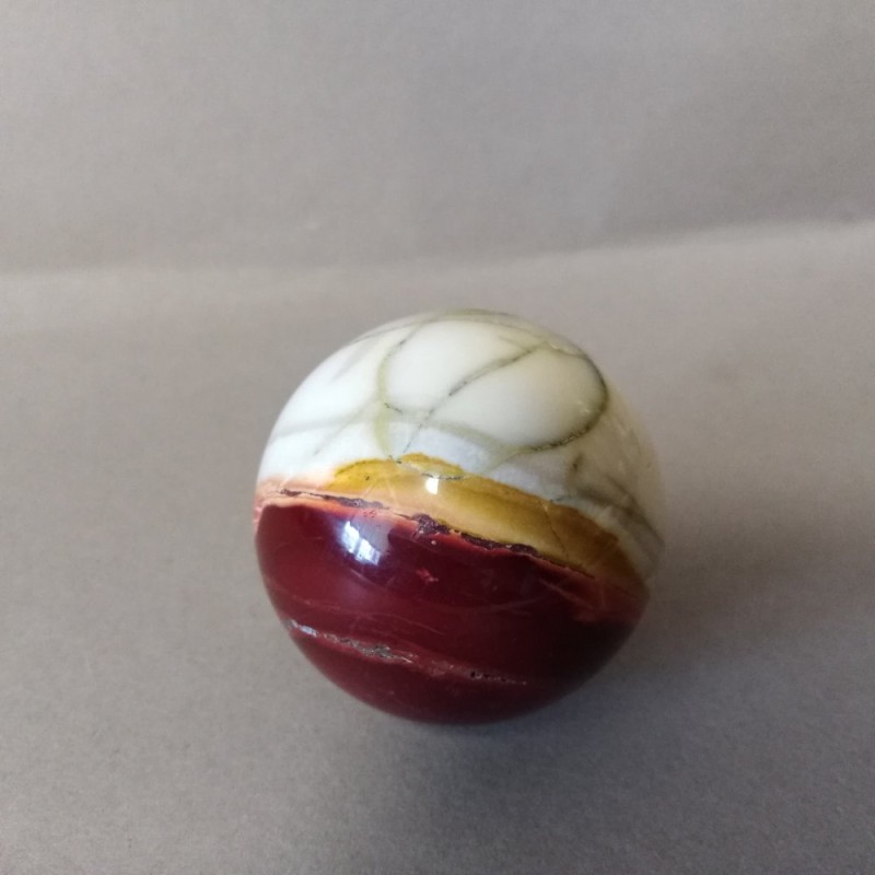 Decorative ball weight from 450 g, Mookaite Jasper, assortment of sizes (price per 100 g)